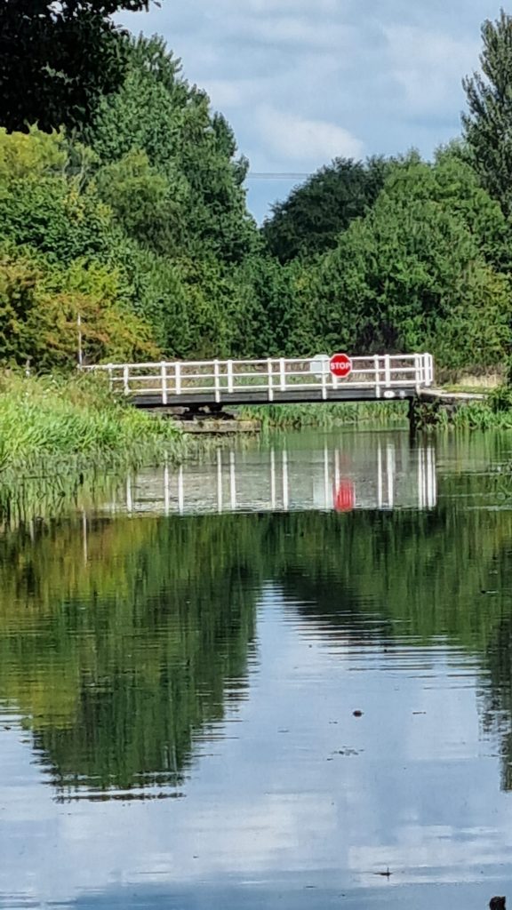 Swing bridge 6 on the Rufford nranch on the Leeds Liverpool. Canal at Burscough