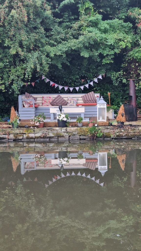 Burscough canal garden