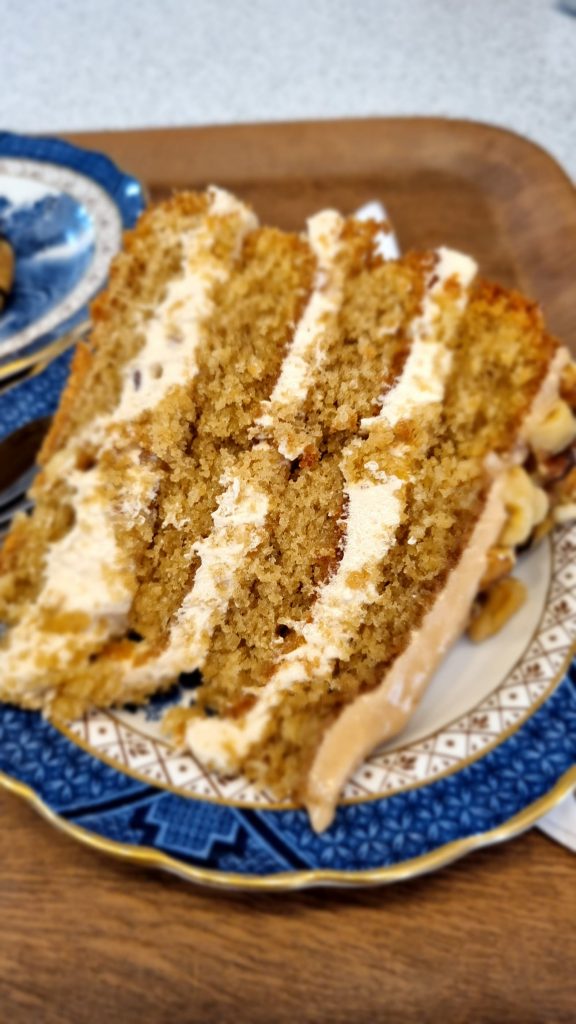 gluten free carrot and walnut cake