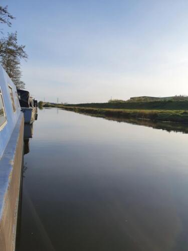 Waiting at Tarlton moorings